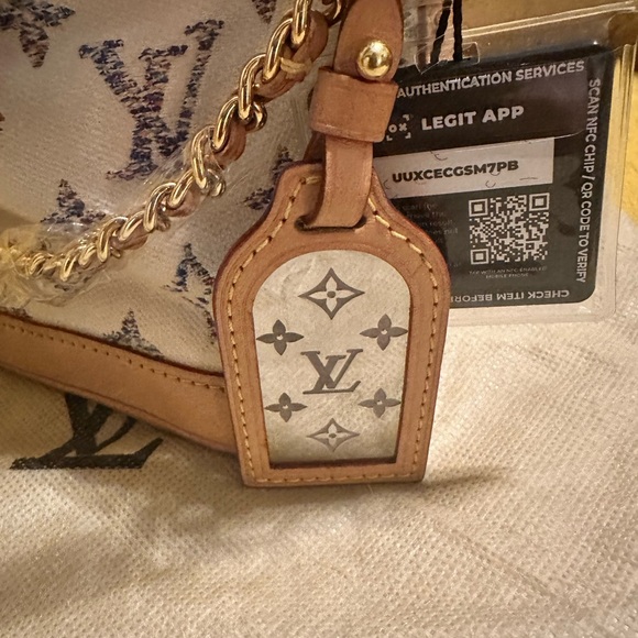 SHE’S HERE…Louis Vuitton Nano Noe Monogram Jacquard Shoulder/Crossbody Bag - Picture 10 of 12